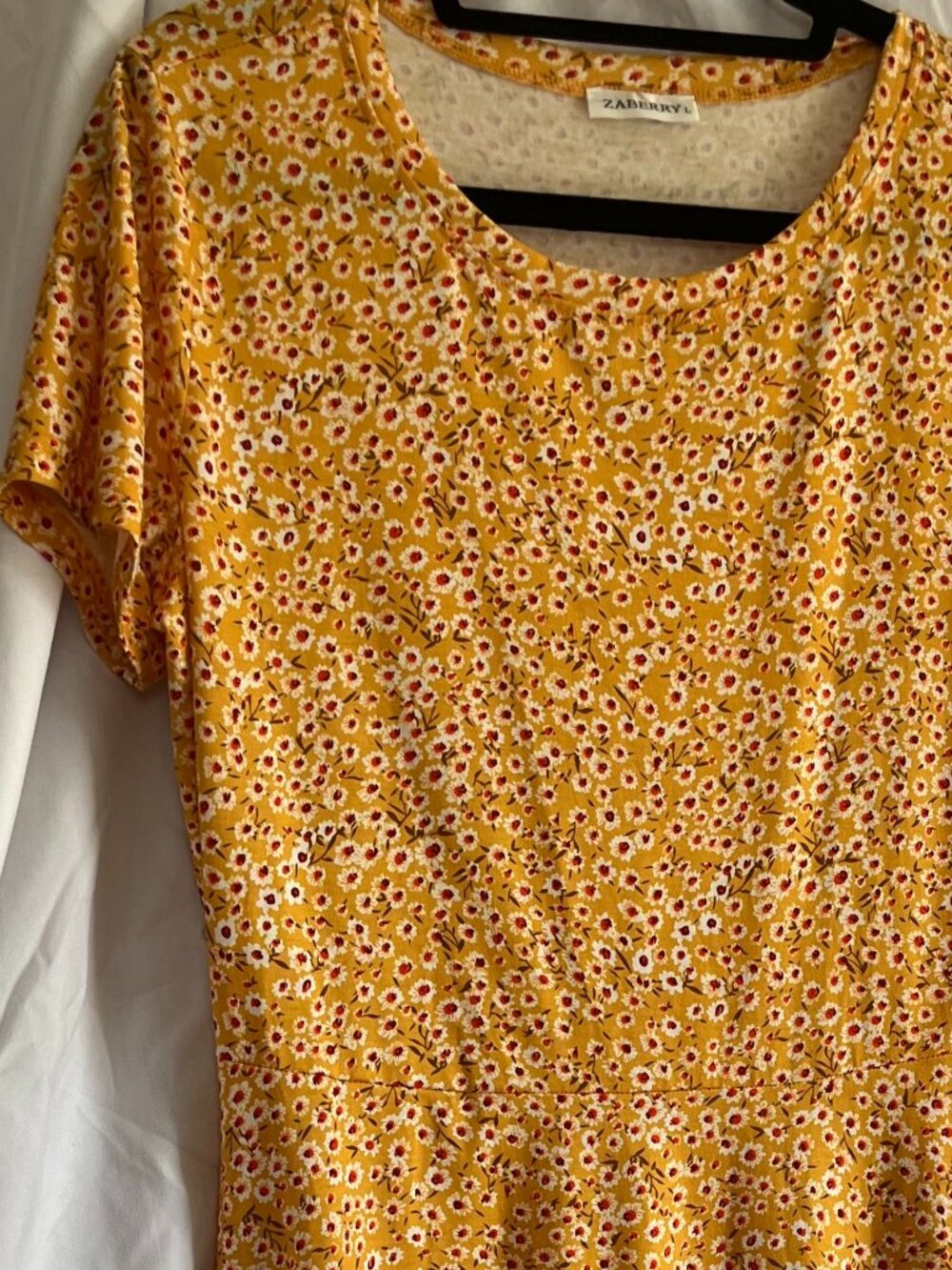 Yellow Floral Maxi Dress